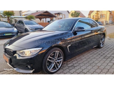 BMW 4-ES SOROZAT 420d Sport CABRIO-COUPE! FULL SPORT BŐR ÜLÉSEK M 18-AS FELNIK-HEAD DISPLAY