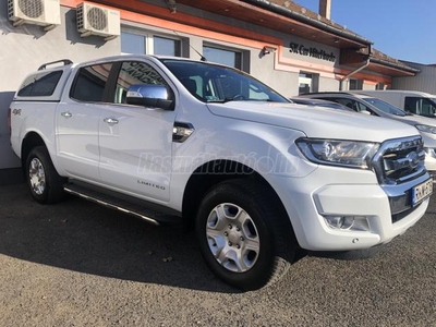 FORD RANGER 3.2 TDCi 4x4 Limited EURO6 Magyar! Első tulajdonostól! Gyári garancia! Vezetett szerviztörténet! Vonóhorog!