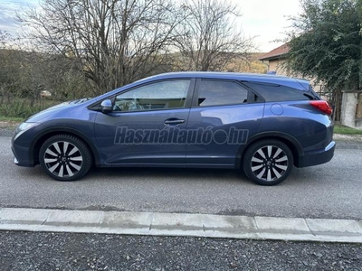 HONDA CIVIC Tourer 1.6 i-DTEC S ELÖL-HÁTUL RADAR-KAMERA-ÜLÉSFÁTÉS-AZONNAL VIHETŐ