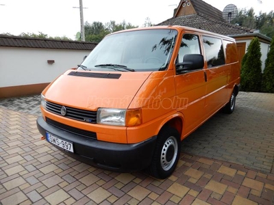 VOLKSWAGEN TRANSPORTER T4 2.5 7DH 1T2 LONG.GYÁRI 6 SZEMÉLYES KIVITEL.ROZSDAMENTES.VONÓHOROG.MEGKIMÉLT.AZONNAL ELVIHETŐ