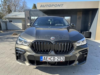 BMW X6 xDrive40d (Automata) MAGYAR AUTÓ. GYÁRI GARANCIA. PANORÁMA TETŐ. H/K. ÜLFŰTÉS. ÜL.HŰTÉS. LÉZERLÁMPA!!