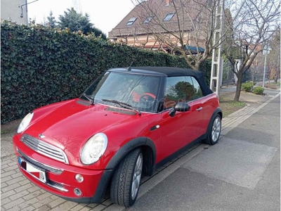 MINI MINI COOPER 1.6 Cabrio TŰZPIROS CABRIO!!! BŐR. HARMAN KARDON