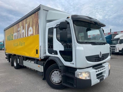 RENAULT PREMIUM 430 6X2 PLATÓS-PONYVÁS + EMELŐHÁTFAL