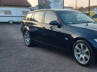 BMW 320d Touring Ritka Szép Fehér Bőr Belső-TEM...