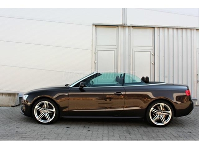 AUDI A5 CABRIO 3.0 V6 TDI multitronic VEZ.SZ.KÖNYV-NAVI-FULL BŐR-PARKRADAR-S-LINE!