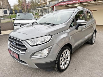 FORD ECOSPORT 1.0 EcoBoost Titanium GARANCIÁLIS!MAGYAR AUTÓ.EGY TULAJ.ÜLÉS+KORMÁNY FŰTÉS.TÉLI-NYÁRI GUMI.FÉLBŐR.PARK