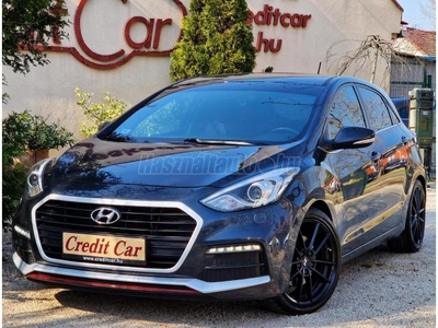 HYUNDAI I30 1.6 T-GDi VÉGIG VEZETETT SZERVIZKÖNYV - 81.000Km - 23 ÉVE CREDIT CAR