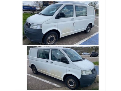 VOLKSWAGEN TRANSPORTER T5 klíma 5 személy 2008 vezetett szkönyv 290e KM