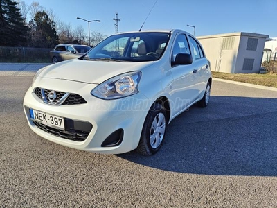 NISSAN MICRA 1.2 Visia Magyarországi! Gyönyörű állapotban! Gyöngyház fehér! Hölgy tulajdonos!