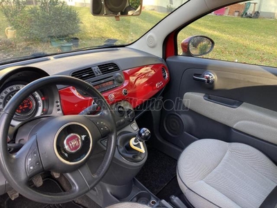 FIAT 500 1.2 8V Lounge Klíma panoráma tető alufelni szervizkönyv