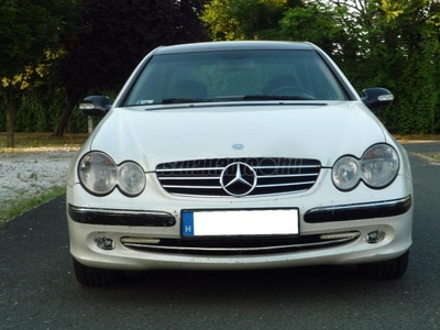 MERCEDES-BENZ CLK 270 CDI Avantgarde FEKETE BŐR. GYÖNGYHÁZMETÁL FEHÉR FÉNYEZÉS