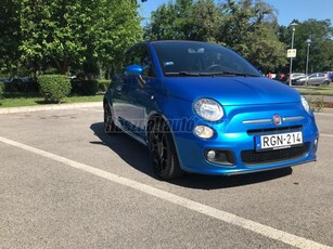 FIAT 500 1.2 8V Pop Dualogic EU6 : Igazi mosolygós Cabrio ÉLMÉNY!Kevés km.tökéletes vászontető.állófűtéssel (AXA1