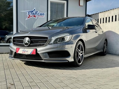 MERCEDES-BENZ A 180 (BlueEFFICIENCY) AMG Sport 7G-DCT HARMANKARDON / GYÁRI AMG / XENON / DIGIT KLÍMA / 8 KERÉK / 1 ÉV GARANCIA