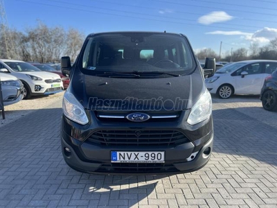 FORD TRANSIT Tourneo Custom 2.2 TDCi 300 LWB Ambiente 9 SZEMÉLYES! NAVI! TETŐKLÍMA! ÜLÉSFŰTÉS! PARKRADAR!