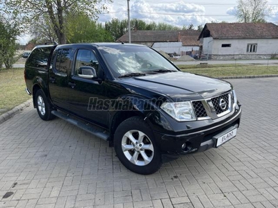 NISSAN NAVARA 4WD Double 2.5D LE MAGYAR! VONÓHOROG! PLATÓDOBOZ! SZERVIZKÖNYV!