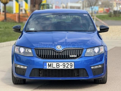 SKODA OCTAVIA 2.0 TSI RS DSG Magyarországi. Garantált 98 ezer km-futás. Végig szakszervizben szervizelt!