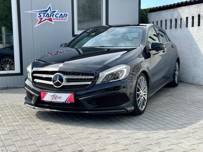 MERCEDES-BENZ A 200 BlueEFFICIENCY AMG Sport 7G-DCT NAGY NAVI / DIGIT KLÍMA / XENON / RADAR / Ü.FŰTÉS / 1 ÉV GARANCIA