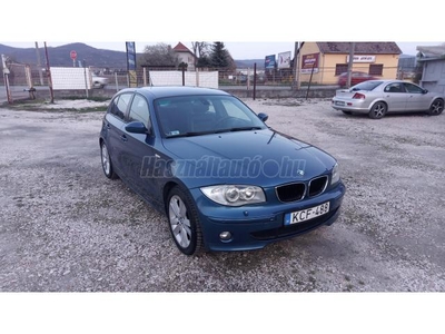 BMW 1-ES SOROZAT 118d gyönyörű királykék.feket bőr.full extra.Tulajdonostól.Autóbeszámítás megoldható