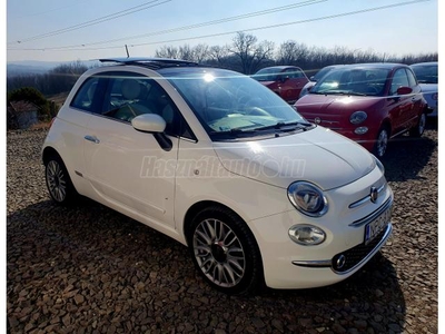 FIAT 500 MAGYARORSZÁGI AUTÓ 74.000KM 1ÉV GARANCIA LOUNGE NYITHATÓ TETŐ