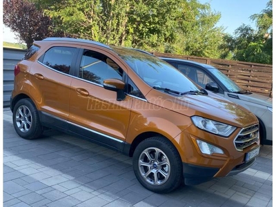 FORD ECOSPORT 1.0 EcoBoost Titanium LED.NAVI.Ülés-Kormány-Szélvédőfűtés.Sérülésmentes.Tempomat