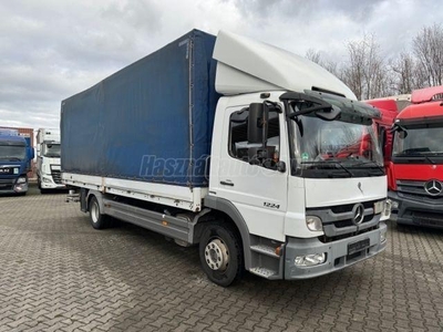 MERCEDES-BENZ ATEGO 1224 4X2 PLATÓS-PONYVÁS + EMELŐHÁTFAL