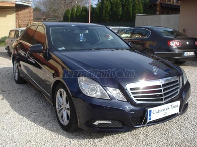 MERCEDES-BENZ E 350 CDI BlueEFFICIENCY Avantgarde (Automata) MAGYAR RENDSZÁMOS ÉS OKMÁNYOS