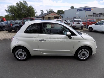 FIAT 500 1.2 8V Lounge GYÖNGYHÁZFEHÉR METÁL // 66.000 KM!!!