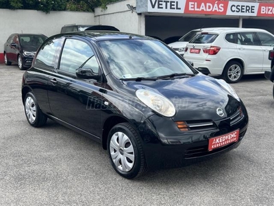 NISSAN MICRA 1.4 Acenta Magyar Fekete fényezés - Világos belső!