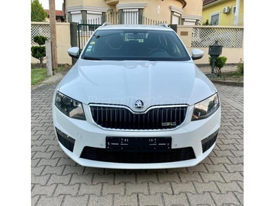 SKODA OCTAVIA Combi 2.0 CR TDI RS DSG Euro 6 1. tulaj/Gyári fényezés/Navi/Bi-Xenon/Ülésfűtés/Elől-hátul radar/Tempomat