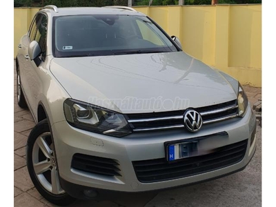 VOLKSWAGEN TOUAREG 3.0 V6 TDI BMT Tiptronic ic Magyarországi! Légrugós! 3.5T Vonohorog! Pezsgő Ezüst metál szín