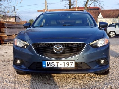 MAZDA 6 2.2 CD Challenge M.AGYARORSZÁGI LEINFORMÁLHATÓ VEZETTET SZERVIZKÖNYV.RENGETED EXTRA