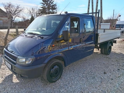 FORD TRANSIT 2.4 TDE 330 L TDE Magyar 1 tulaj.3.30-as platós. duplakerékkel.6 személyes