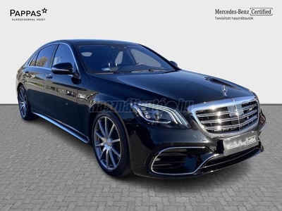 MERCEDES-AMG S 63 L 4Matic 9G-TRONIC 1 év Garancia. Distronic Plus. Burmester. Multicontur ülés