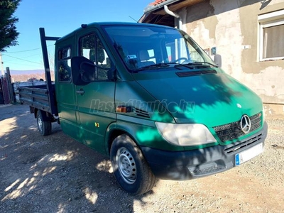 MERCEDES-BENZ SPRINTER 308 CDI 903.672 Gyári bilencs Jó állapotú . Dupla kabinos . Extra Plató!!