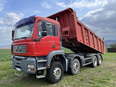 MAN TGA 41.413/8x4 billencs/Adagolós motorral/Jéghideg klíma