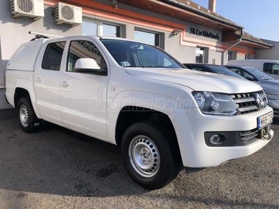 VOLKSWAGEN AMAROK 2.0 TDI Trendline 4Motion Full Time Magyar! Első tulajdonostól! Garancia! Vezetett szerviztörténet! Csörlő!