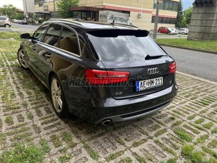 AUDI A6 Avant 3.0 V6 TDI DPF quattro Tiptronic ic S-LINE.FEKETE BŐR.NAVI.HANGGENERÁTOR.SZUPER ÁLLAPOT