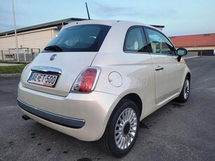 FIAT 500 1.2 8V Lounge gyöngyházmetál. üvegtetővel 106e km