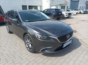 MAZDA 6 Sportkombi 2.2 CD Revolution Top (Automata) Magyar 1 tulaj vezetett szervizkönyves téli-nyári kerék garnitúrával!