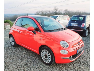 FIAT 500 KORALL SZÍN! 70.000KM LOUNGE 1ÉV GARANCIA