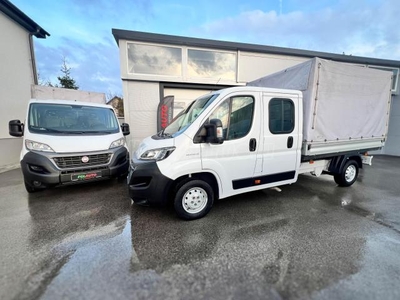 FIAT DUCATO 2.3 Mjet LWB 3.5 t MAGYARORSZÁGI. 55000KM. DUPLAKABINOS PONYVÁS