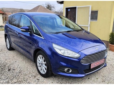 FORD S-MAX 2.0 TDCi Titanium 7 szem. Fűth. Bőr+Memo. Navi. PDC. Holttér Figy.. Distronic. Sávtart. Sony HiFi