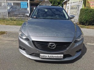 MAZDA 6 Sport 2.2 CD175 Revolution SD SZERVIZKÖNYV:223.800km!.NAVI+KAMERA.SÁVTARTÓ .ÜLÉÁSFŰTÉS.TEMPÓMAT.TÁVOLSÁGTARTÓ.