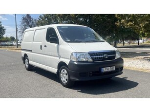 TOYOTA HI-ACE Hiace 2.5 D-4D Panel Van LONG (LYH-367) Első tulajdonostól! Márkaszervizben szervizelt! Hosszú! Klímás!