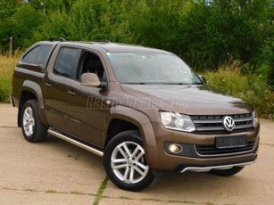 VOLKSWAGEN AMAROK 2.0 BiTDI Highline 4Motion Full Time Tiptronic BlueMotion 3200Kg.horog Barna bőr Navi Aut