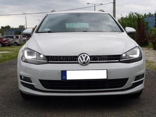 VOLKSWAGEN GOLF VII Variant 2.0 TDI Highline DSG FÉL BŐR. MASZIROZÓS ÜLÉS. F1. DYNAUDIO. PAJZSVÉDELEM. 26. 04-IG MV. MAGYARORSZÁG