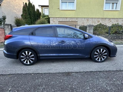 HONDA CIVIC Tourer 1.6 i-DTEC S ELÖL-HÁTUL RADAR-KAMERA-ÜLÉSFÁTÉS-AZONNAL VIHETŐ