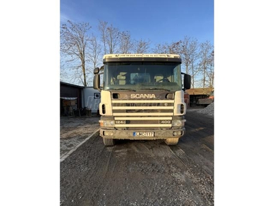 SCANIA P124 CB 6x4 + Mafa Tandem pótkocsi