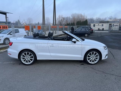 AUDI A3 S3 Cabrio 2.0 TFSI quattro S-tronic LED/NAVI/BŐR/ÜLÉSFŰTÉS/MEGKÍMÉLT!