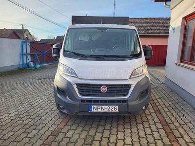 FIAT DUCATO 2.3 Mjet LWB 3.3 t MTA Euro 6 Gyári platós.Első tulaj. 7 szem. L3H. nem AdBlue